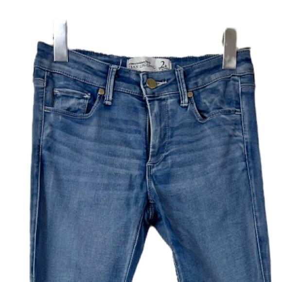 Abercrombie & Fitch Jean Jegging Distressed Mid Rise Skinny Women’s Size 2R - Picture 3 of 6